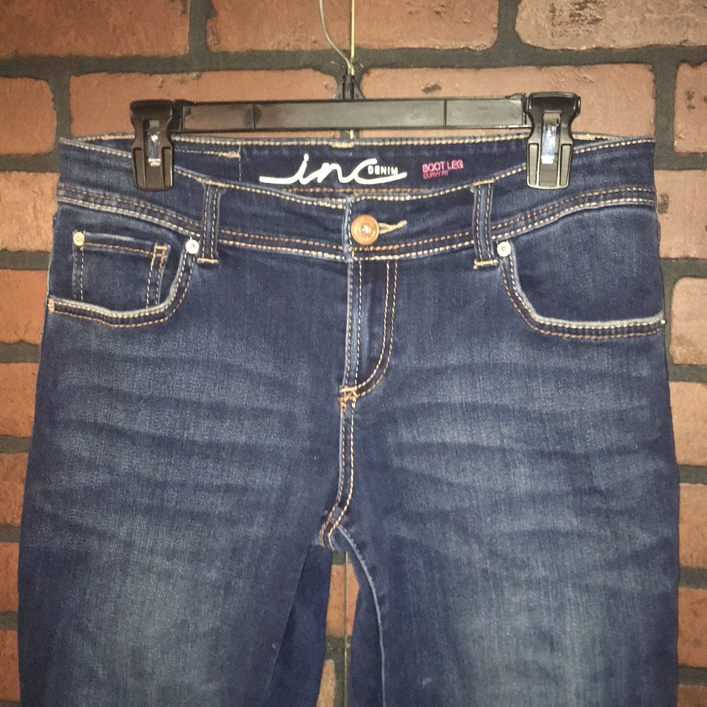 INC International Concepts Curvy Boot Jeans 8